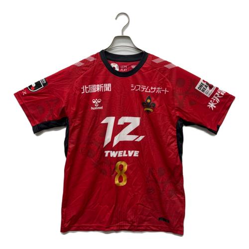 hummel (ヒュンメル) サッカーユニフォーム ツエーゲン金沢 2025 勝ちユニ メンズ SIZE O レッド