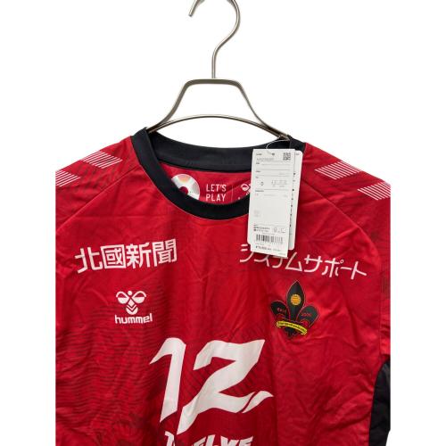hummel (ヒュンメル) サッカーユニフォーム ツエーゲン金沢 2025 勝ちユニ メンズ SIZE O レッド