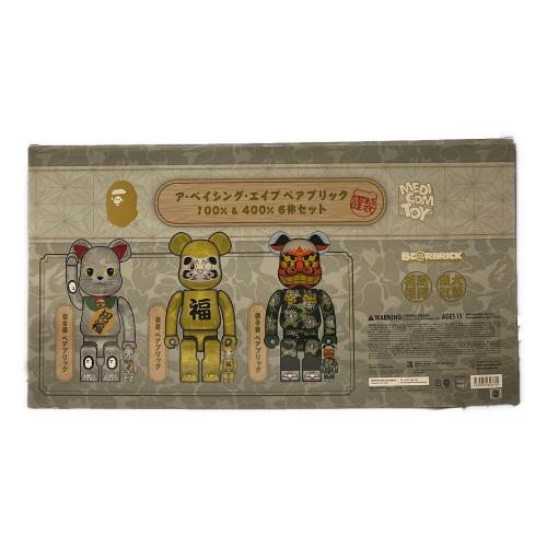 BEAR BRICK (ベアブリック) 100％＆400％ 6体セット フィギュア @