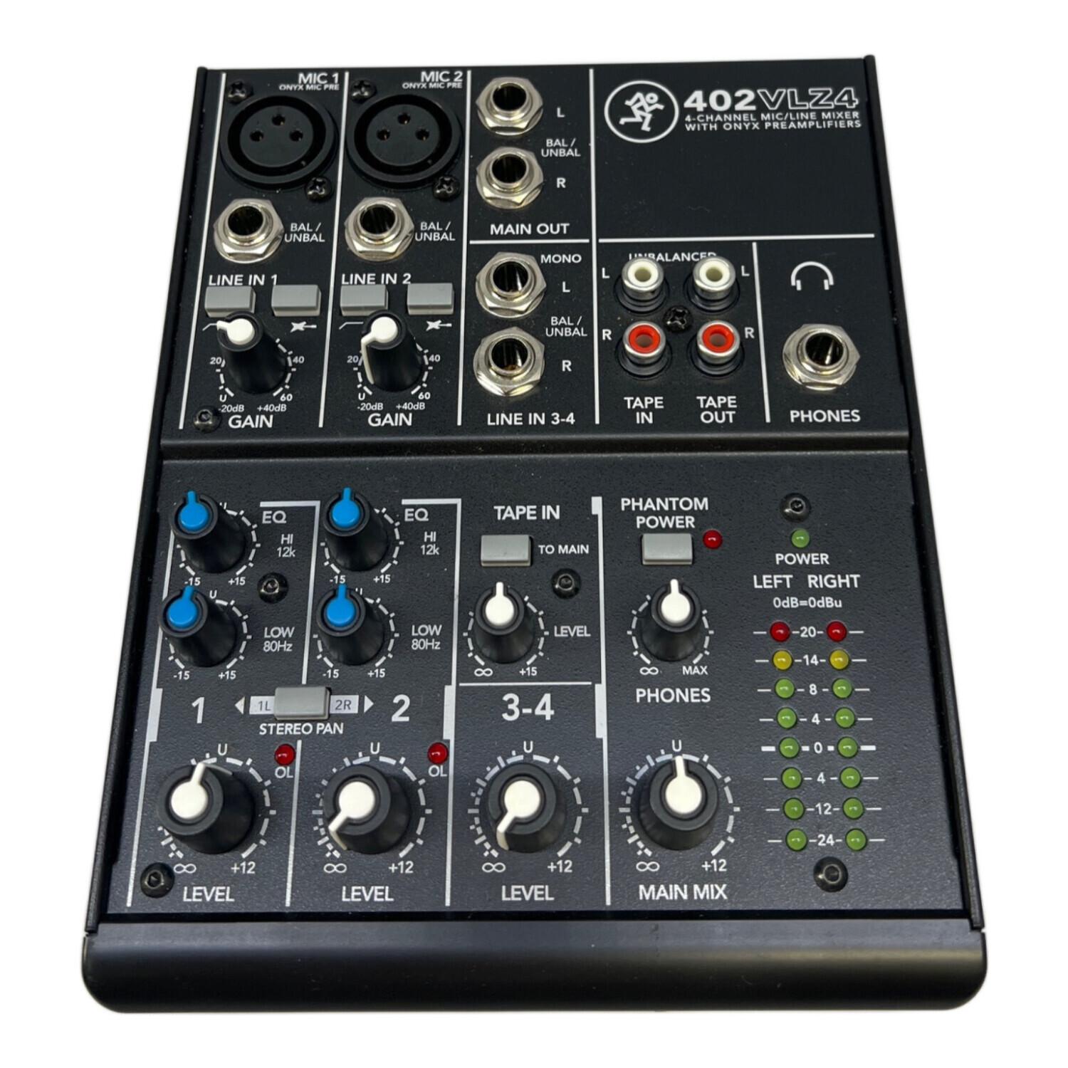 MACKIE (マッキー) 4チャンネルコンパクトミキサー 402VLZ4