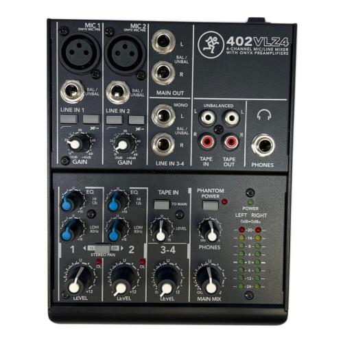 MACKIE (マッキー) 4チャンネルコンパクトミキサー 402VLZ4