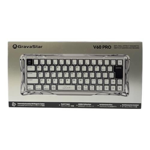 Gravastar (グラバスター) キーボード V60 PRO 2026年製 シルバー