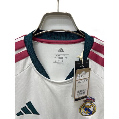 adidas (アディダス) レアル・マドリード 26/27 ホーム レプリカ ユニフォーム メンズ SIZE M ホワイト×グリーン