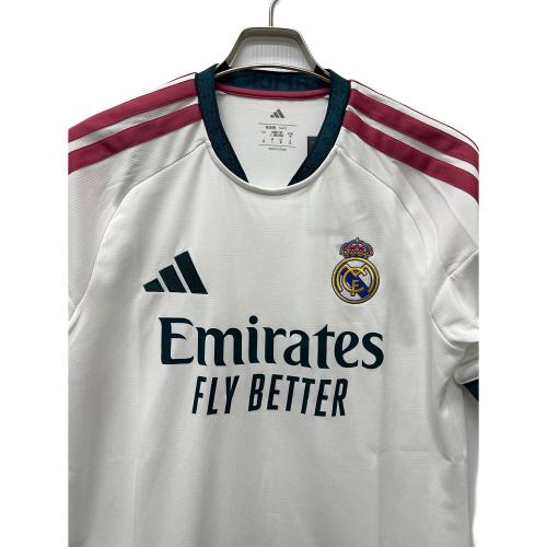 adidas (アディダス) レアル・マドリード 26/27 ホーム レプリカ ユニフォーム メンズ SIZE M ホワイト×グリーン