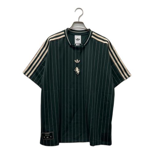 adidas (アディダス) ユベントス テラスアイコン ジャージ 半袖カットソー JM9451 メンズ SIZE XL グリーン