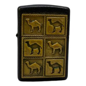 ZIPPO (ジッポ) オイルライター ブラック×ゴールド/ラクダ
