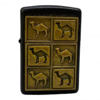 ZIPPO (ジッポ) オイルライター ブラック×ゴールド/ラクダ