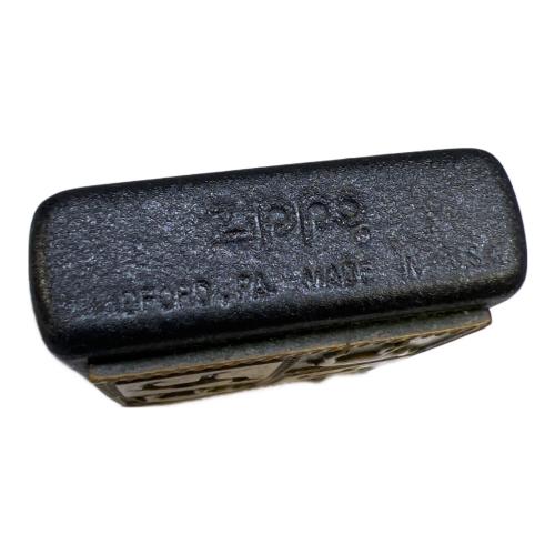ZIPPO (ジッポ) オイルライター ブラック×ゴールド/ラクダ