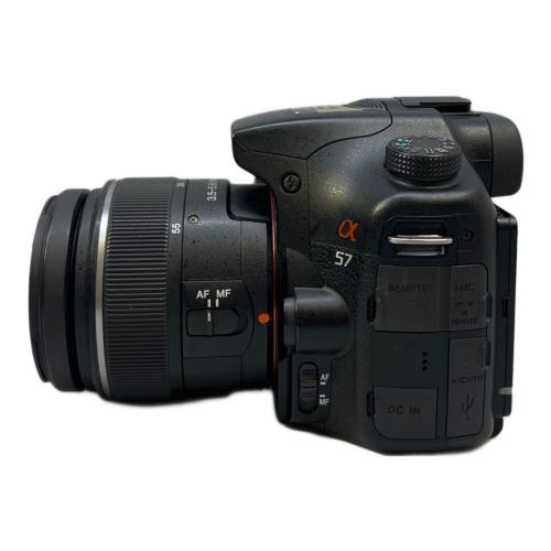 SONY (ソニー) ミラーレス一眼 α57 ズームレンズキット SLT-A57 DT 18