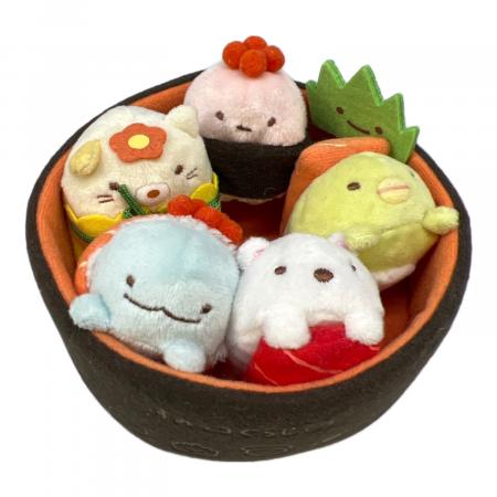 すみっコぐらし (スミッコグラシ) 寿司桶ぬいぐるみセット ヌイグルミ