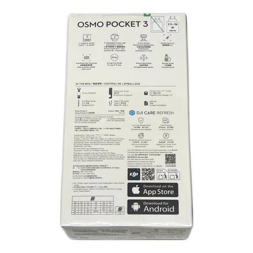 DJI (ディー・ジェイ・アイ) OSMO POCKET 3