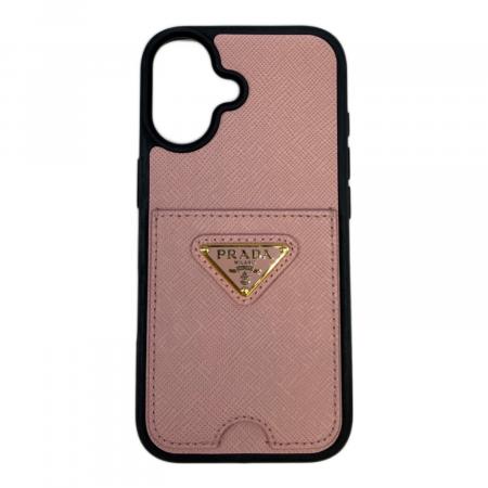 PRADA (プラダ) スマホケース サフィアーノレザー/iPhone17用/1ZH219