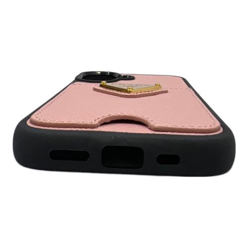 PRADA (プラダ) スマホケース サフィアーノレザー/iPhone17用/1ZH219