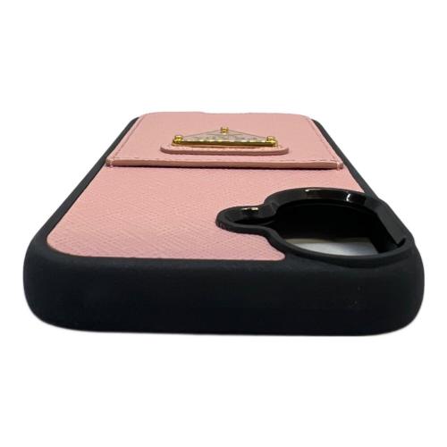 PRADA (プラダ) スマホケース サフィアーノレザー/iPhone17用/1ZH219