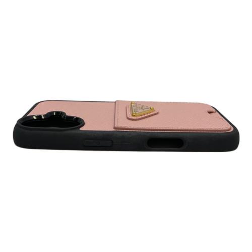 PRADA (プラダ) スマホケース サフィアーノレザー/iPhone17用/1ZH219