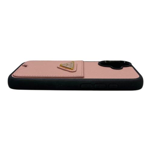 PRADA (プラダ) スマホケース サフィアーノレザー/iPhone17用/1ZH219