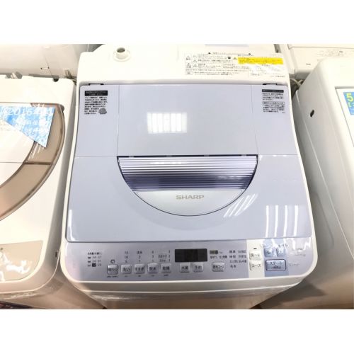 SHARP (シャープ) 縦型洗濯乾燥機 5.5kg ES-TX550 2016年製 50Hz／60Hz