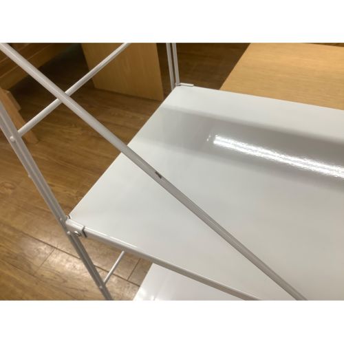 無印良品 (ムジルシリョウヒン) ユニットシェルフ グレー 3段 ハガレ有