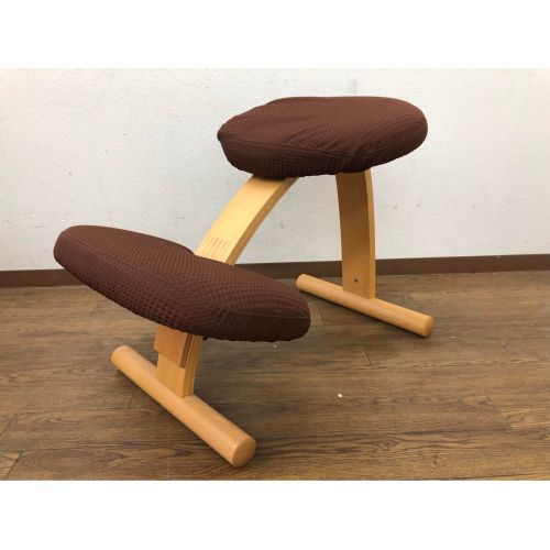 サカモトハウス バランスチェアー ブラウン 1人掛け Balance Easy