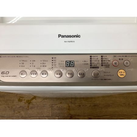 Panasonic (パナソニック) 全自動洗濯機 6.0kg NA-F60PB10 2017年製 50Hz／60Hz