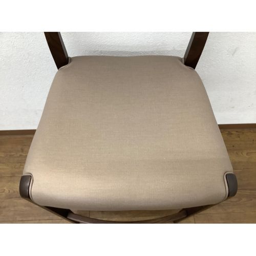 karimoku (カリモク) カウンターチェアー マニエラ・シャイニーベージュ 1人掛け