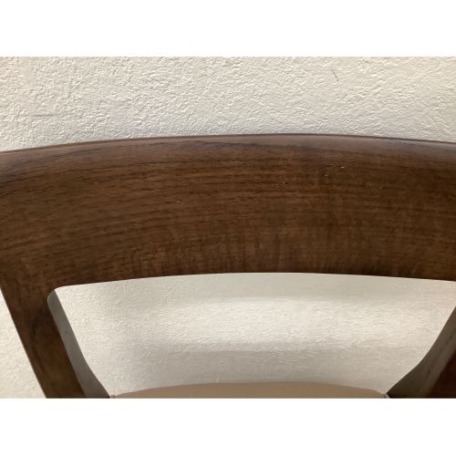 karimoku (カリモク) カウンターチェアー マニエラ・シャイニーベージュ 1人掛け