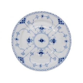 ROYAL COPENHAGEN (ロイヤル・コペンハーゲン) プレート 25cm キズ有 ブルーフルーテッド・ハーフレース