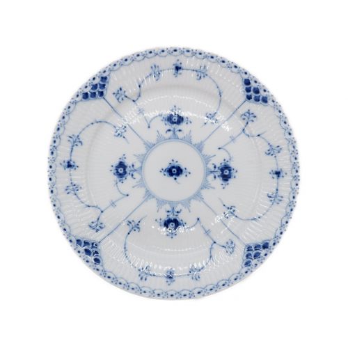ROYAL COPENHAGEN (ロイヤル・コペンハーゲン) プレート 25cm キズ有 ブルーフルーテッド・ハーフレース
