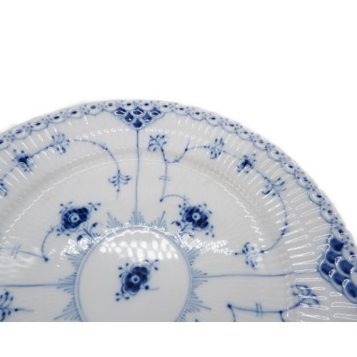 ROYAL COPENHAGEN (ロイヤル・コペンハーゲン) プレート 25cm キズ有 ブルーフルーテッド・ハーフレース