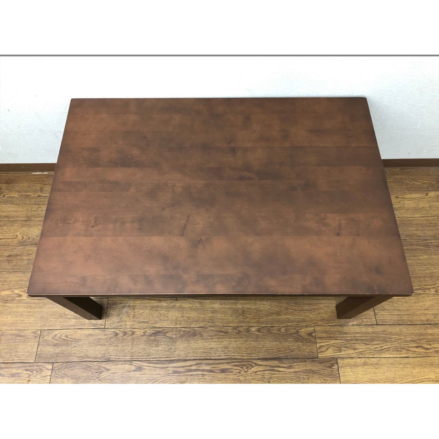 プロジェクトEGG』 無印良品 天然木 バーチ材 センターテーブル ロー