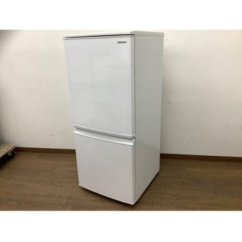 SHARP (シャープ) 2ドア冷蔵庫 SJ-D14E-W 2018年製 137L キズ・ヘコミ有