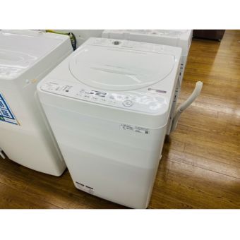 SHARP (シャープ) 全自動洗濯機 5.5kg ES-GE5D 2020年製 50Hz／60Hz