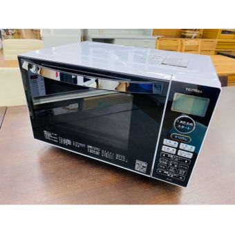 TOSHIBA (トウシバ) オーブンレンジ ER-S18 2019年製 900W 縦開き 取扱説明書 程度A(ほとんど使用感がありません) 50Hz／60Hz