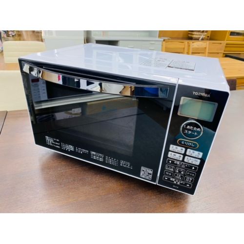 TOSHIBA (トウシバ) オーブンレンジ ER-S18 2019年製 900W 縦開き 取扱説明書 程度A(ほとんど使用感がありません) 50Hz／60Hz