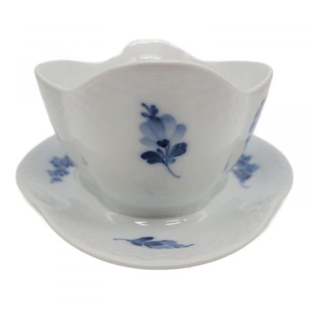 【福王】◎ロイヤルコペンハーゲン 金縁 ブルーフラワー ソースポット y58-548028