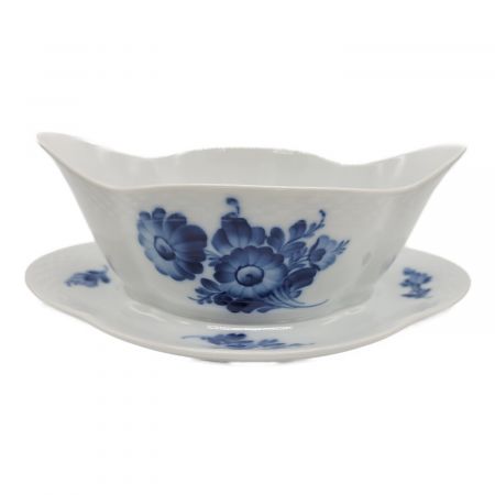 【福王】◎ロイヤルコペンハーゲン 金縁 ブルーフラワー ソースポット y58-548028