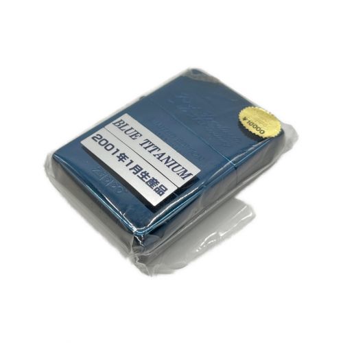 ZIPPO 2001年製造 BLUE TITANIUM