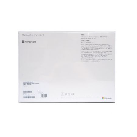 Microsoft Surface Go3 8VA-00015 10.5インチ Windows 11 Home Pentium