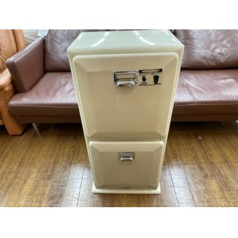 DULTON (ダルトン) TRASH CAN DOUBLE DECKER（トラッシュカンダブルデッカー） アイボリー 2段 引き出し付 スチール製 トラッシュ