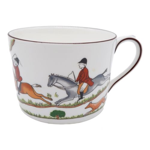 新品】ウェッジウッド ハンティングシーン マグカップ 馬 馬柄 コップ