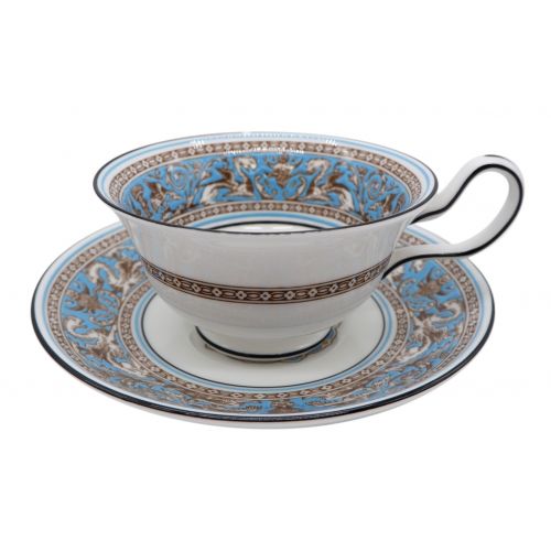 Wedgwood (ウェッジウッド) カップ&ソーサー フロレンティーン・ターコイズ