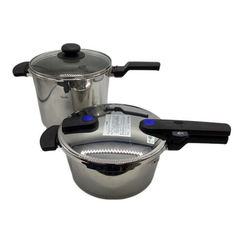 Fissler (フィスラ) 圧力鍋 シルバー SGマーク有