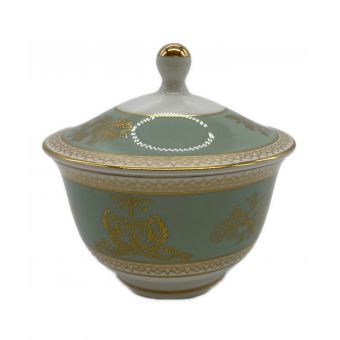 Wedgwood　蓋付オリエンタルティーカップ　コロンビア・セージグリーン