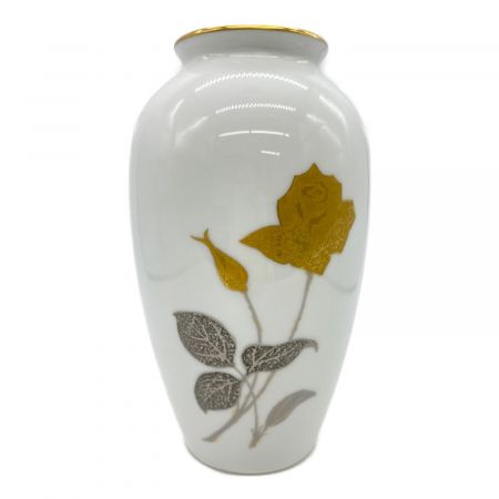 大倉陶園 (オオクラトウエン) 金蝕バラ花瓶