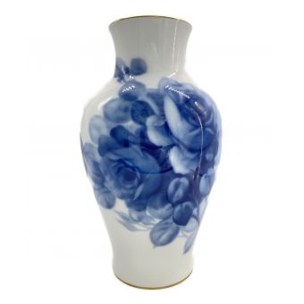 大倉陶園 (オオクラトウエン) 花瓶 ブルーローズ 8011