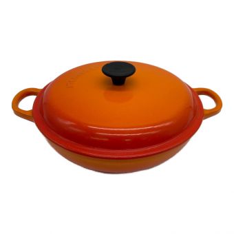 LE CREUSET (ルクルーゼ) 鍋 オレンジ 22 マルミット