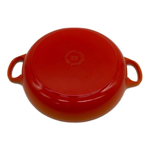 LE CREUSET (ルクルーゼ) 鍋 オレンジ 22 マルミット