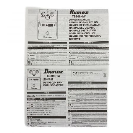 IBANEZ (アイバニーズ) ハンドワイヤード・チューブスクリーマー TS808HW