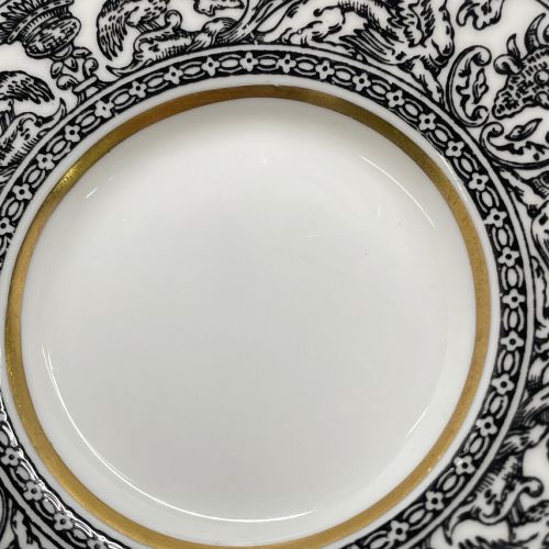 Wedgwood (ウェッジウッド) カップ&ソーサー デミタス フロレンティーン・ブラック