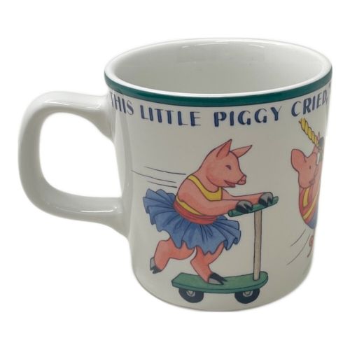 TIFFANY & Co. (ティファニー) マグカップ&ボウル&プレート　ベビー食器セット　 1992年 5匹の子豚